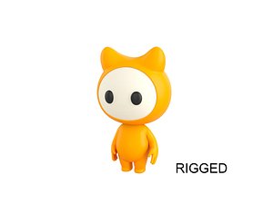 3D Character179 Rigged Mascot model