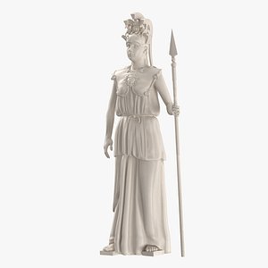 statue athena promachos 3D model