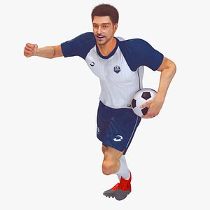 Male Soccer Player Animated HQ