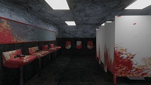 3D model Retro PSX Environment