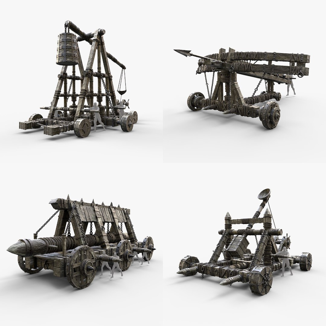 Trebuchet Catapult RPG Game Sound Effects Library - ME - Asset