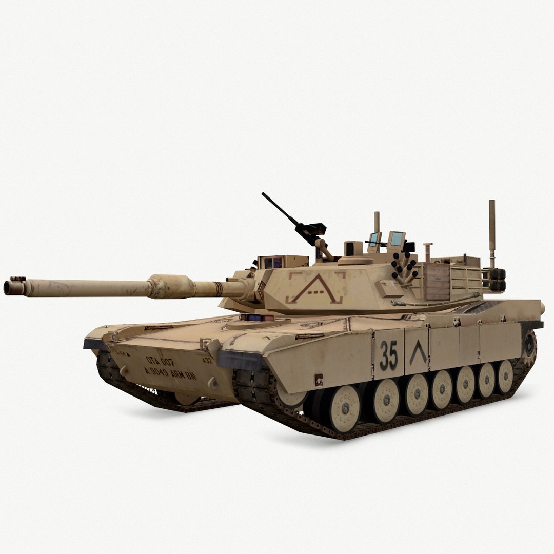 M1a1 Abrams Mbt 3d Model - Turbosquid 1998907