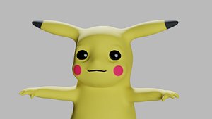 3D Pikachu pokemon