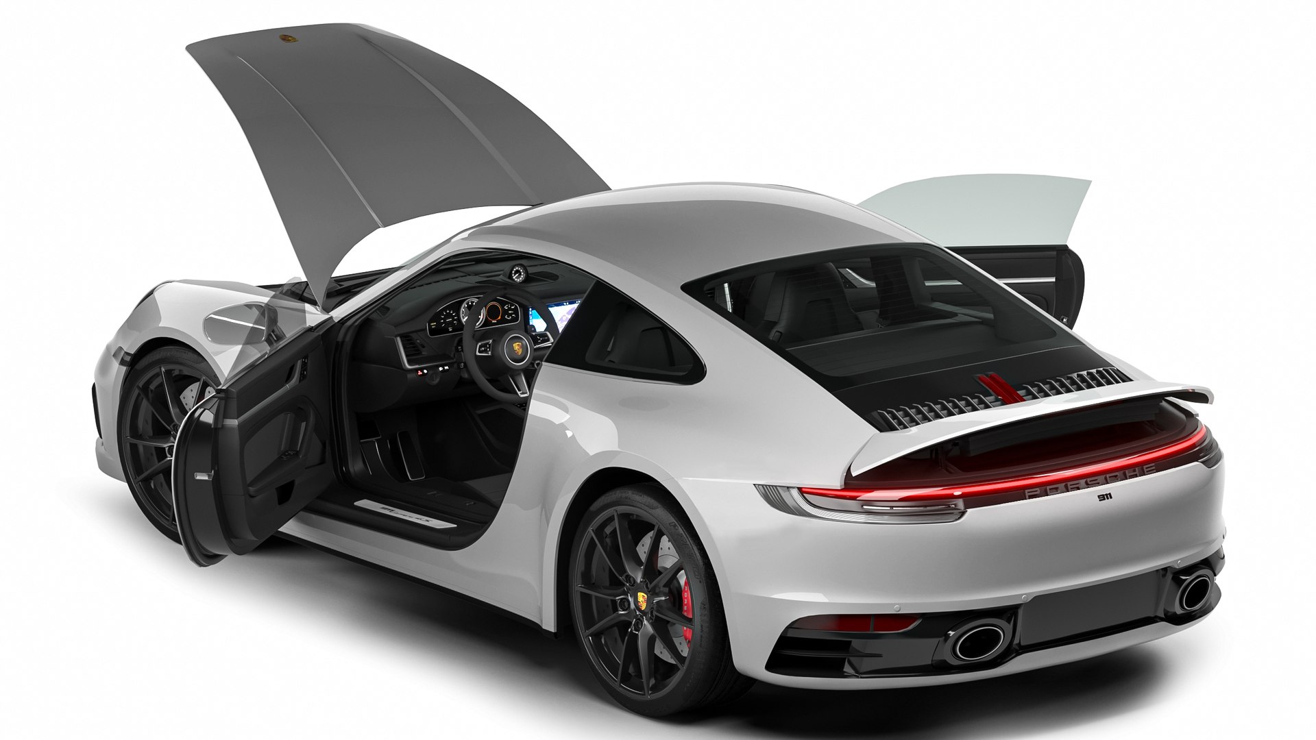 Porsche 911 Carrera 4S 3D Model - TurboSquid 2159668