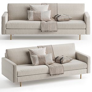 3D Scandinavia Remix Sofa 3 seater model