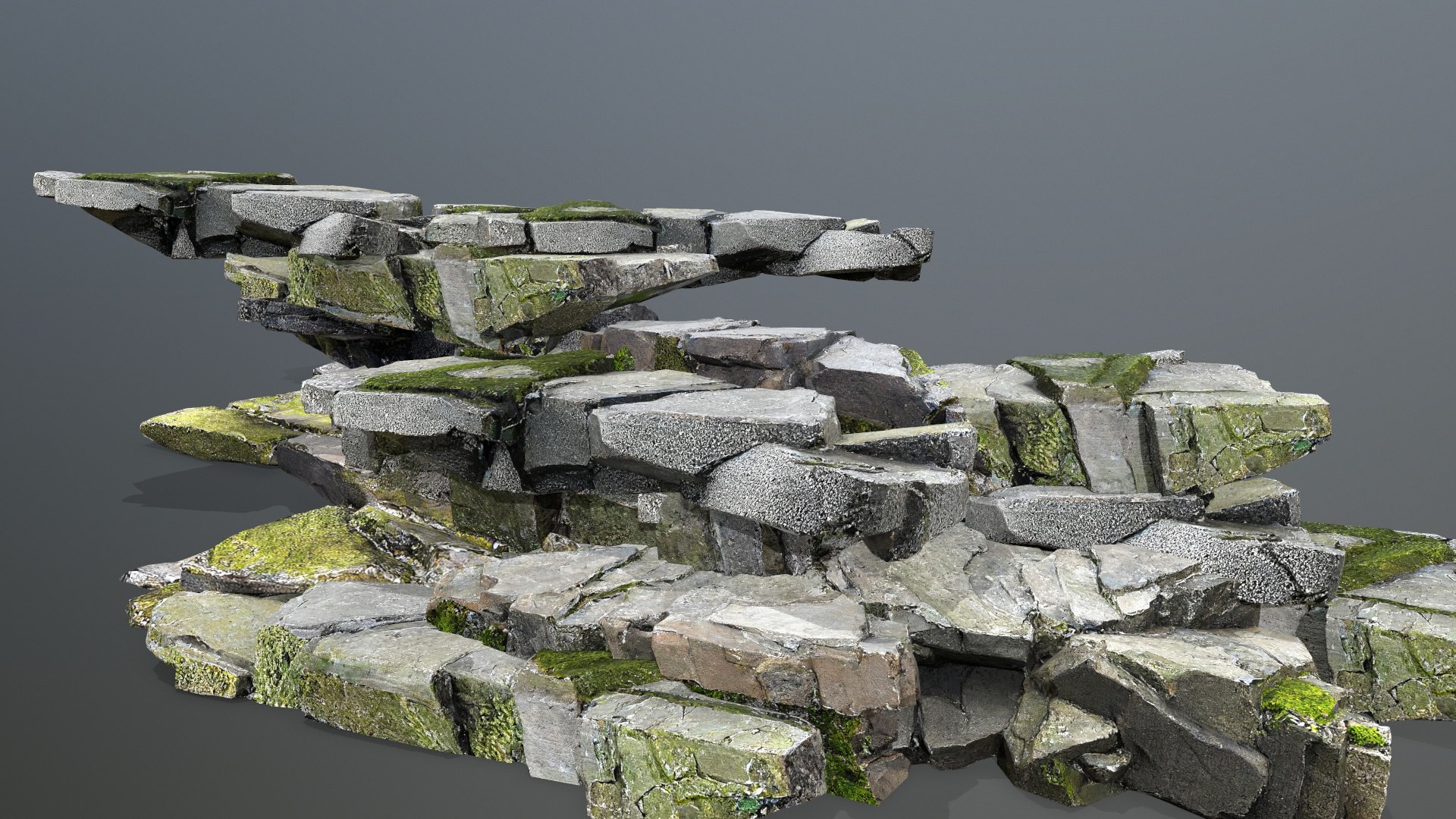Cliff Rocks 3D - TurboSquid 2186071