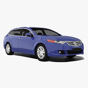 3D Honda Accord Tourer