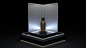 LuxGlow 3D LED Product Display Podium Model 3D model