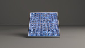 free solar realistic 3d model