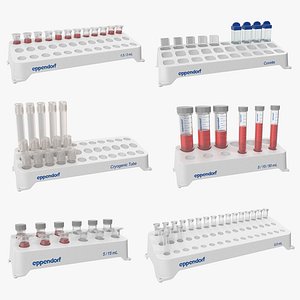 3D eppendorf tube racks