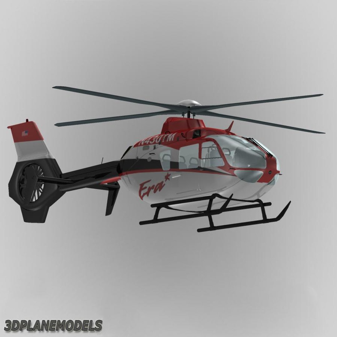 Eurocopter Ec-135 Era Helicopters 3d Obj