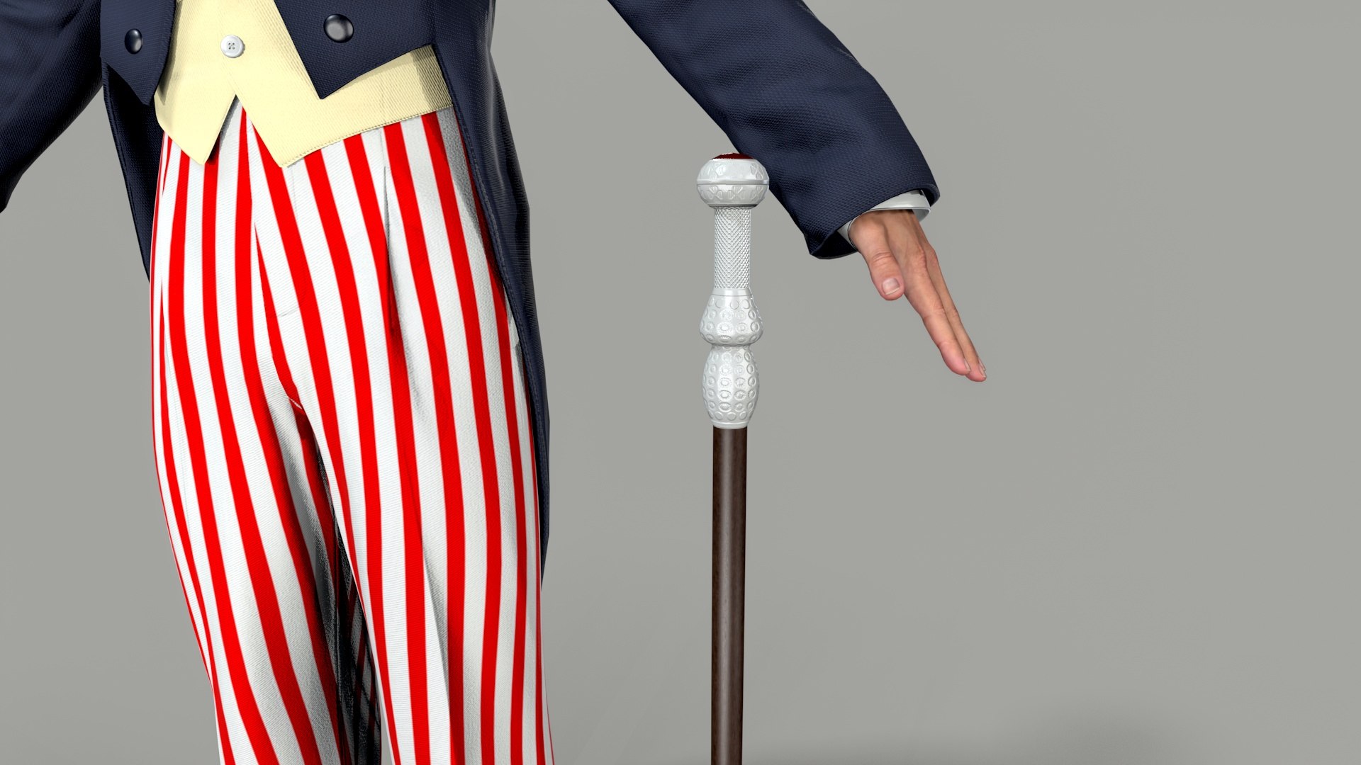 3D Uncle Sam Model - TurboSquid 2451607