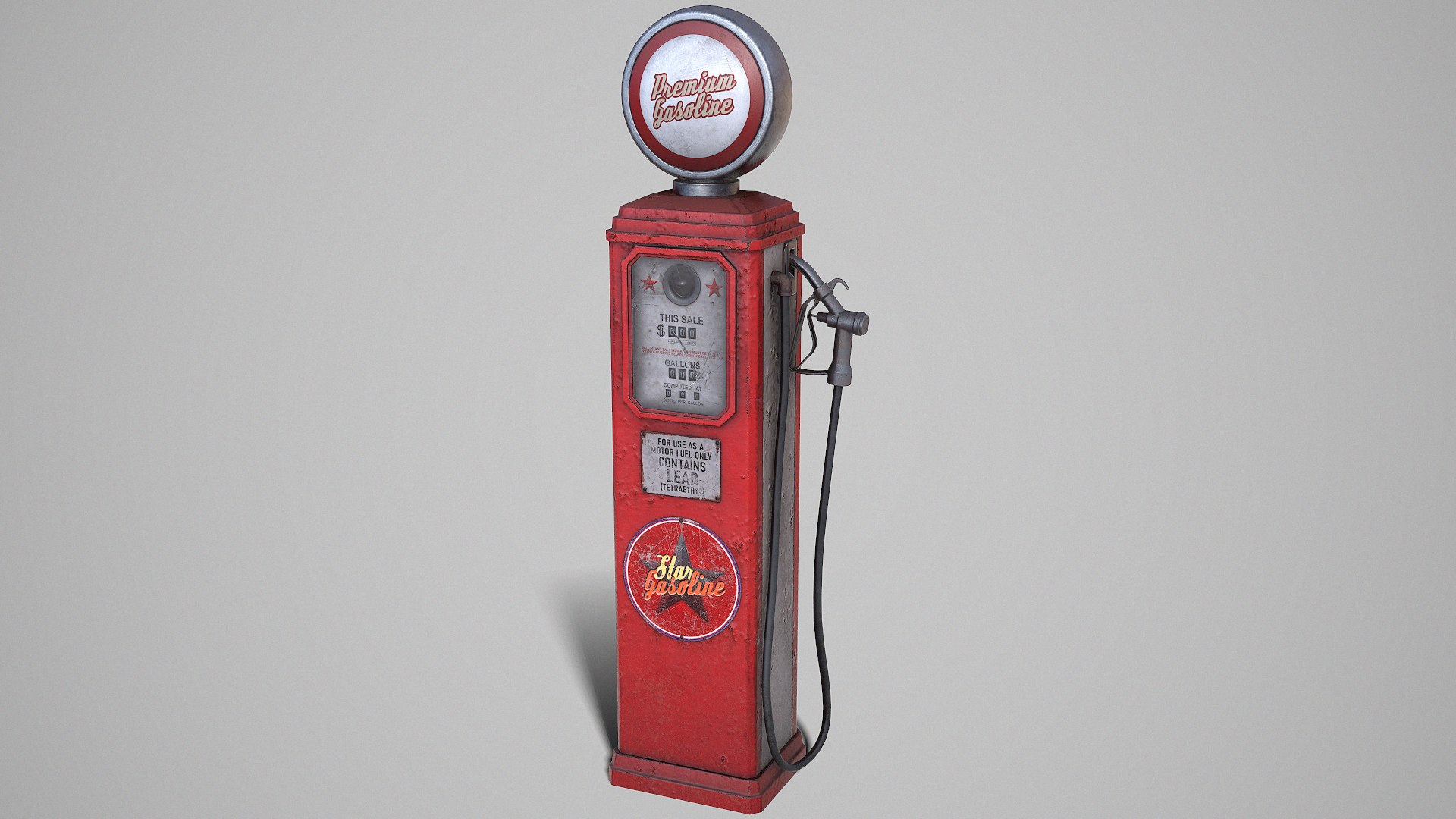 3d Gas Pump Model - Turbosquid 1790179