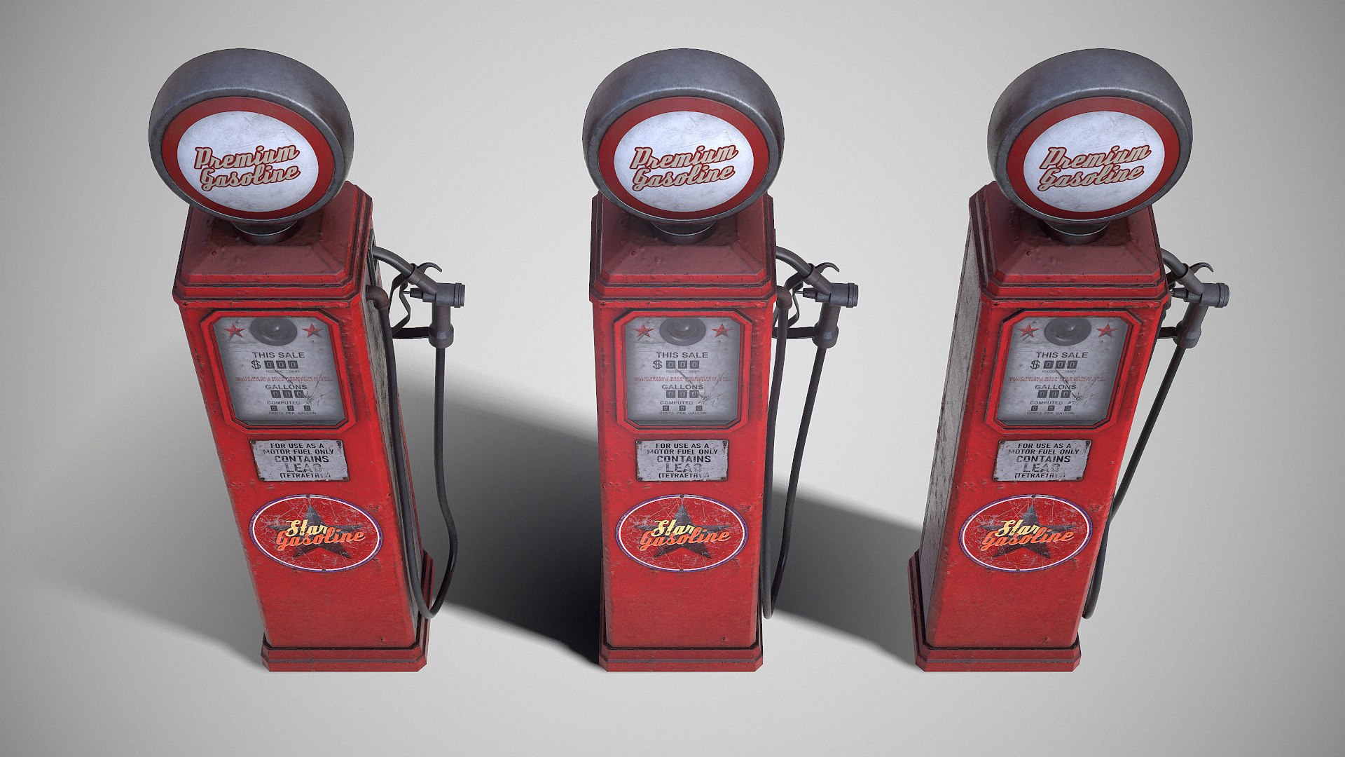 3D Gas Pump Model - TurboSquid 1790179