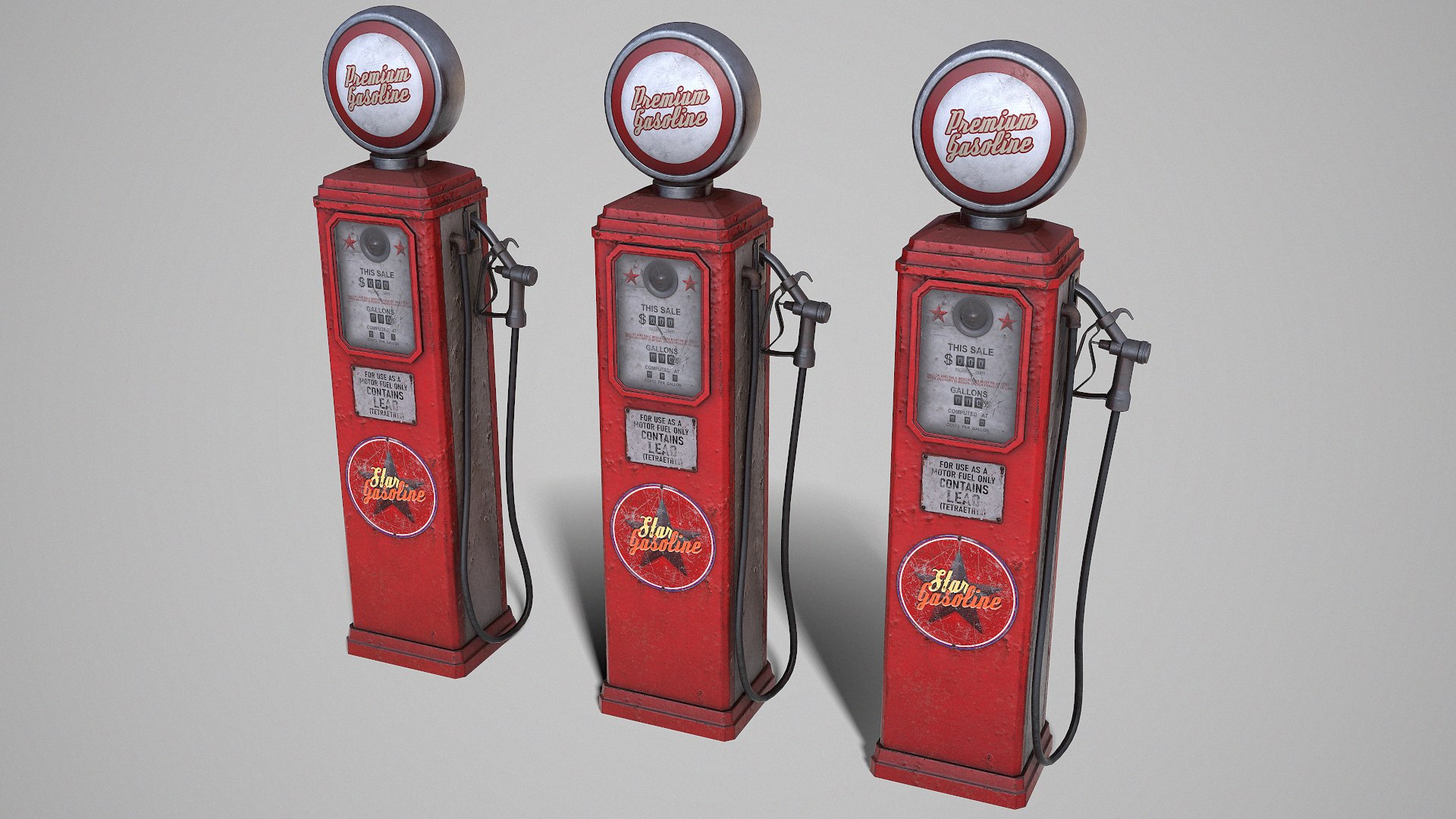 3D Gas Pump Model - TurboSquid 1790179