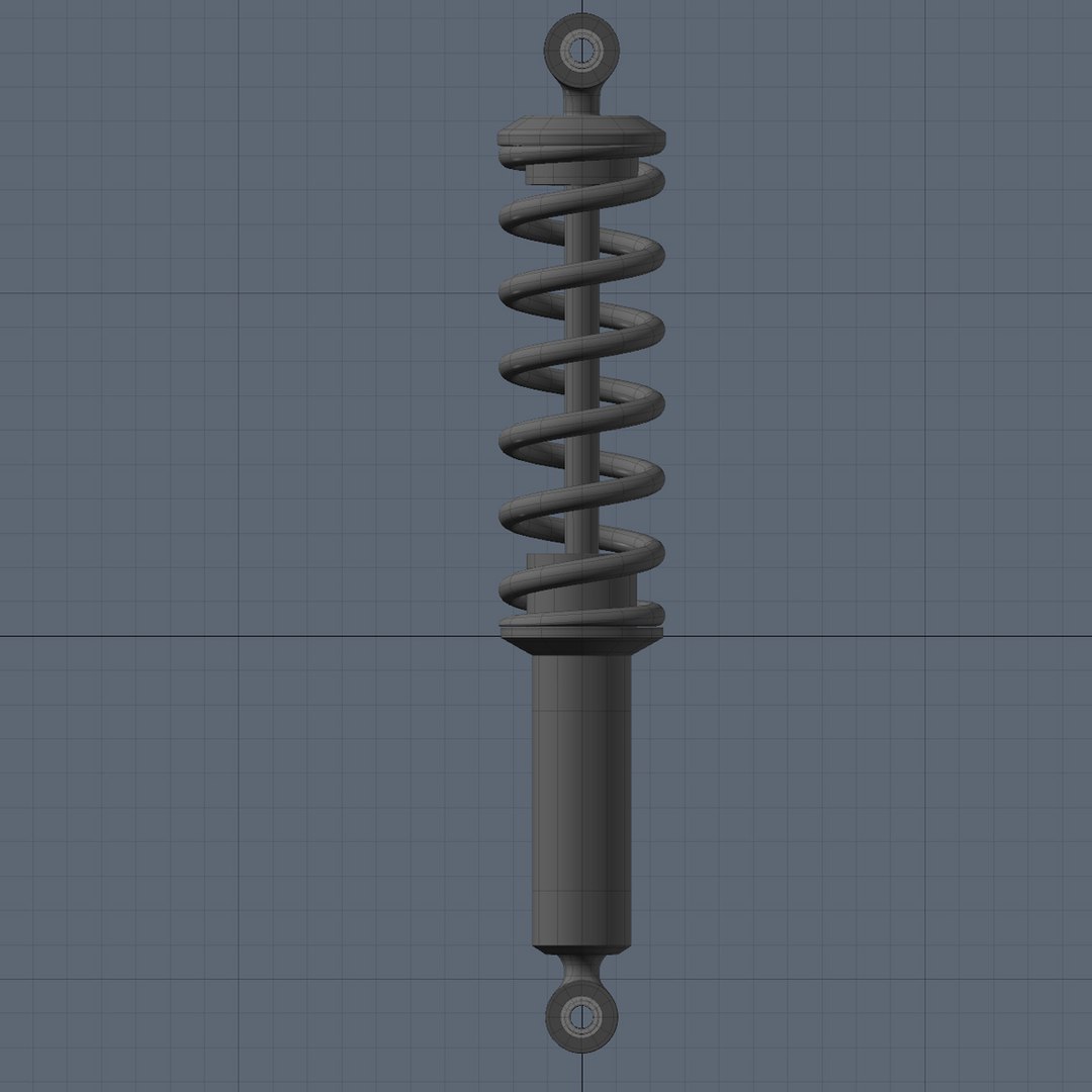 Shock Absorber 3d Obj
