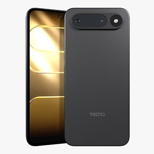 3D Tecno Spark 50 Ink Black model