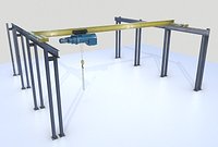 Overhead - Bridge - Warehouse Crane