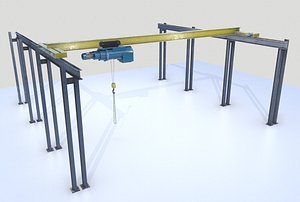 Overhead - Bridge - Warehouse Crane