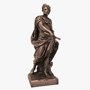 3D Julius Caesar  Bronze 3D Model