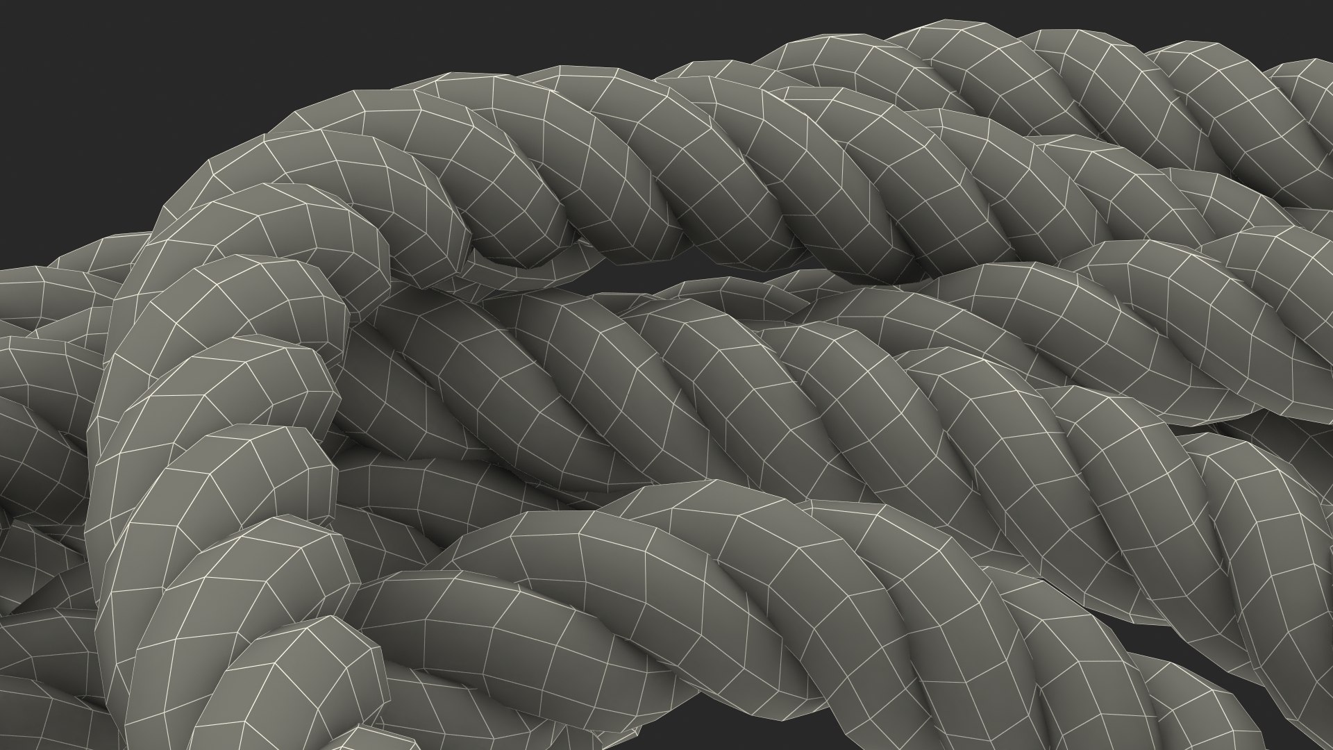 Fitness Battle Rope Orange 3D model - TurboSquid 1778353