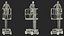 Electrician with Vertical Mast Lift Rigged for Maya 3D model