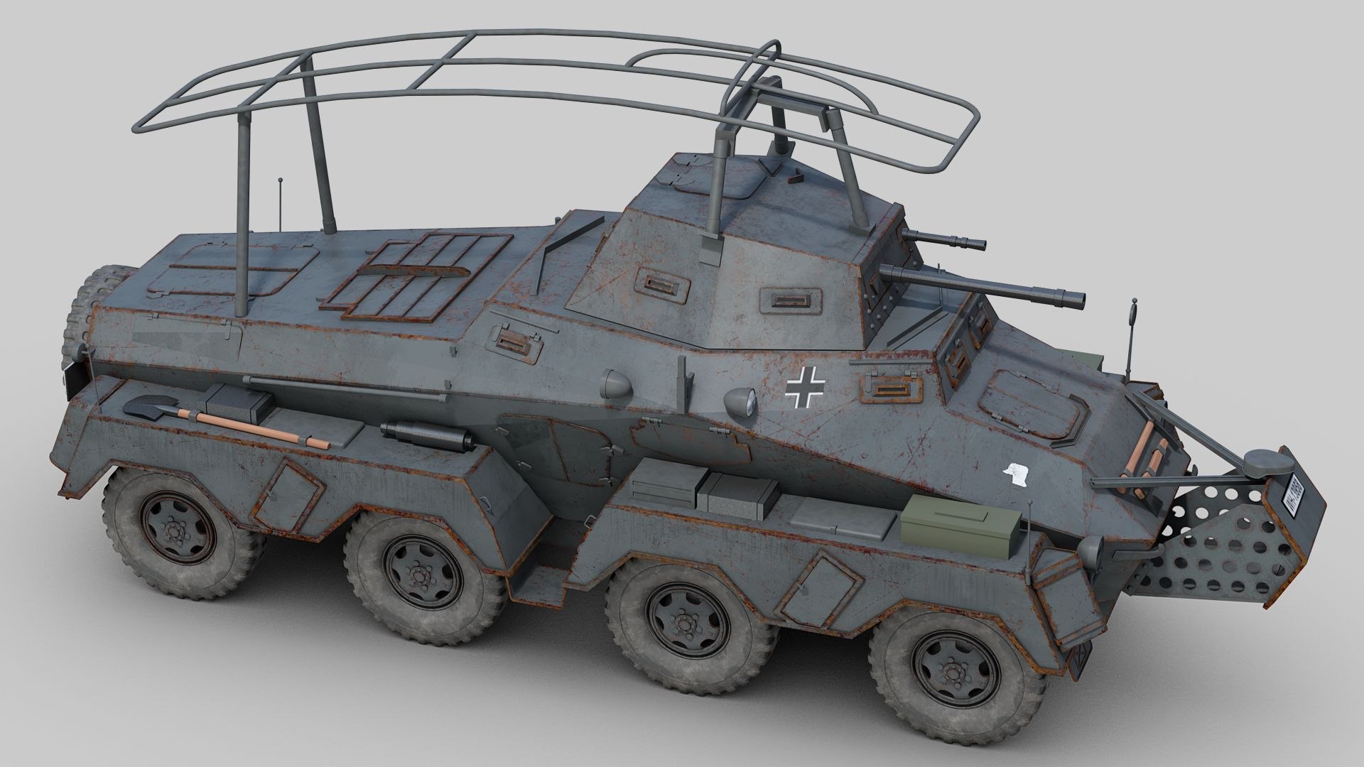 ww2 german sd kfz 3d 3ds