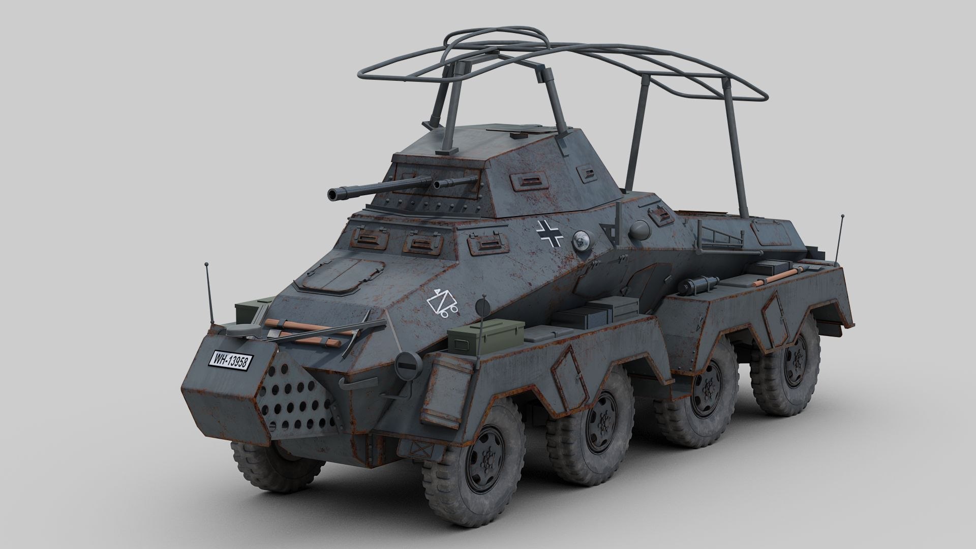 ww2 german sd kfz 3d 3ds