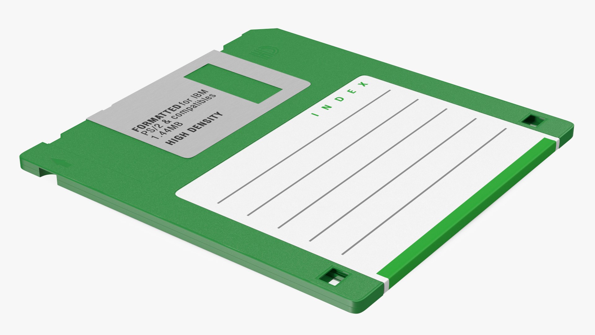 Double Sided Micro Diskette 3D model preview