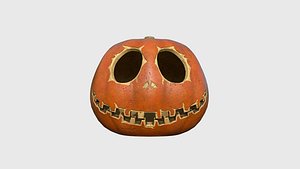 3D Pumpkin Head 02 Dirt - Jack O Mask - Character Design
