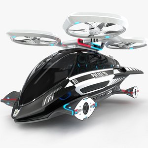 3D model Individual Aircraft Police