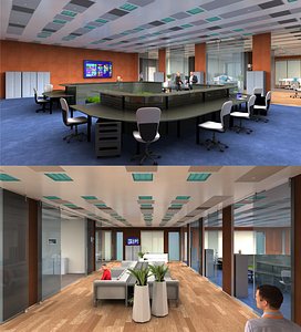 3d-scenes - office 03 3D model