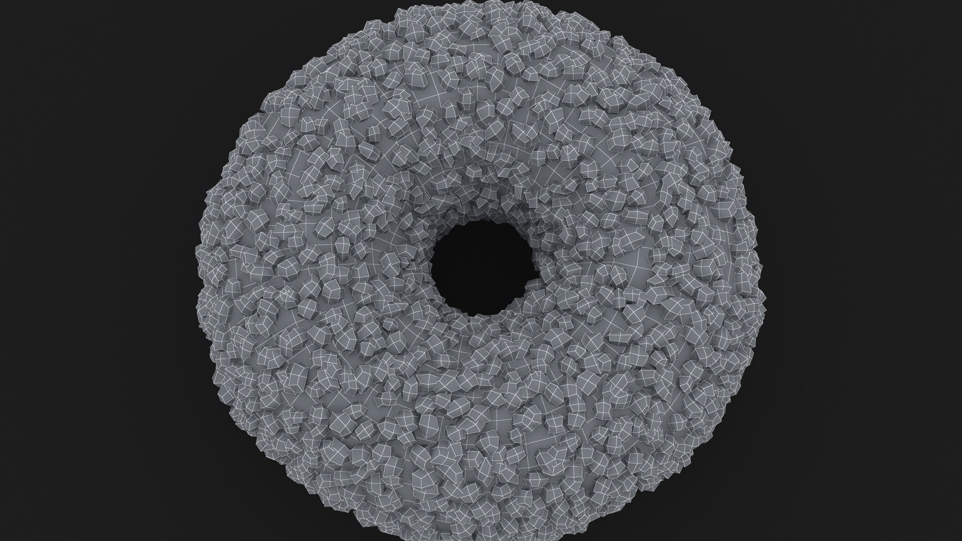 Realistic Peanut Donut Model - TurboSquid 1444355