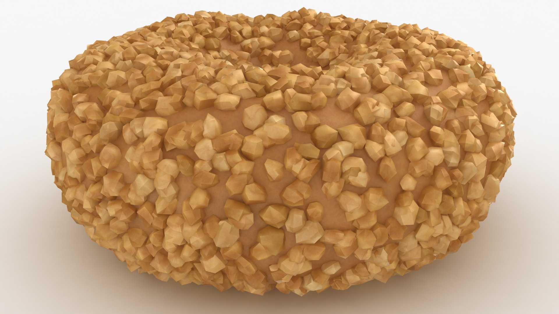 Realistic Peanut Donut Model - TurboSquid 1444355