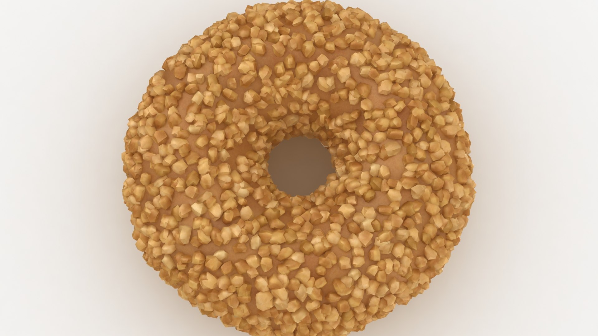 Realistic Peanut Donut Model - TurboSquid 1444355