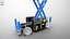 Genie GS-3369 RT Scissor Lift - Game Ready PBR - 3 LODs 3D