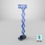 Genie GS-3369 RT Scissor Lift - Game Ready PBR - 3 LODs 3D