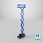 Genie GS-3369 RT Scissor Lift - Game Ready PBR - 3 LODs 3D