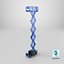 Genie GS-3369 RT Scissor Lift - Game Ready PBR - 3 LODs 3D