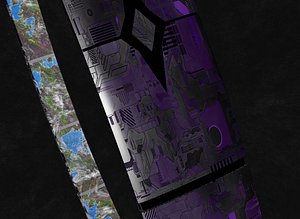 rotating space habitat ring v1