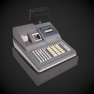 Cash Register Terminal 3D