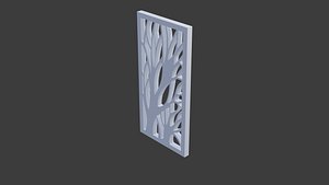 3D room divider model