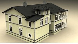 3D house manison 1920