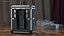 Yaheetech Aluminum Rolling Trolley Makeup Case Folded Black