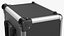 Yaheetech Aluminum Rolling Trolley Makeup Case Folded Black