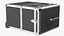 Yaheetech Aluminum Rolling Trolley Makeup Case Folded Black