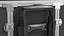 Yaheetech Aluminum Rolling Trolley Makeup Case Folded Black
