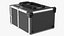 Yaheetech Aluminum Rolling Trolley Makeup Case Folded Black