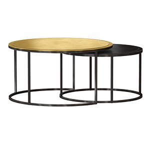 Knurl Nesting Coffee Tables Set of Two