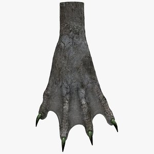 creature hand paw 3D
